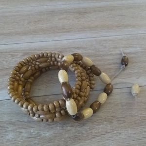 🌿Wooden bead bracelet